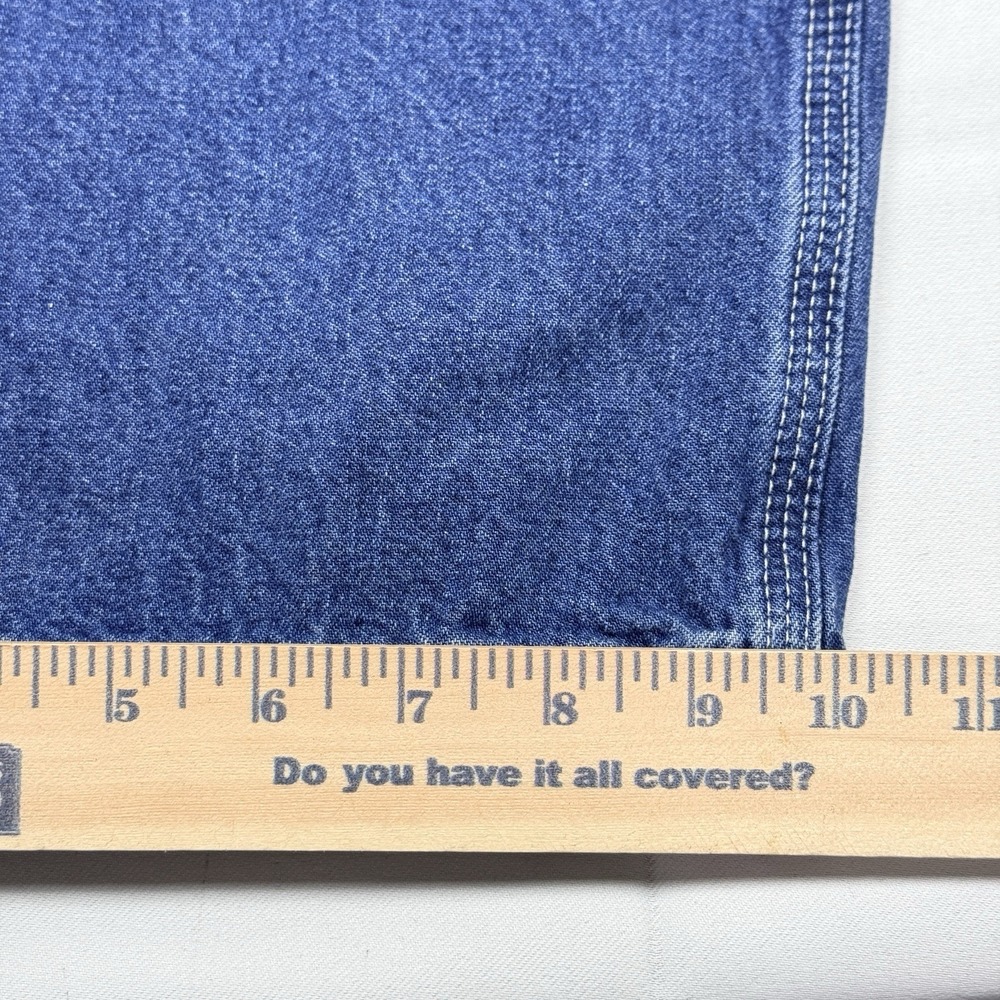VTG Carhartt B13 DST Dungaree Fit Men 42x30 Jeans Carpenter Work Hammer Pocket - Picture 8 of 16